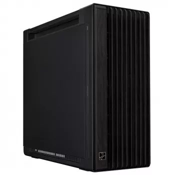 PC korpusas ASUS ProArt PA602 Wood Edition Midi Tower Juodas – EATX, 45 cm GPU, 19 cm PSU/aušintuvas, 8 HDD vietos, USB-C