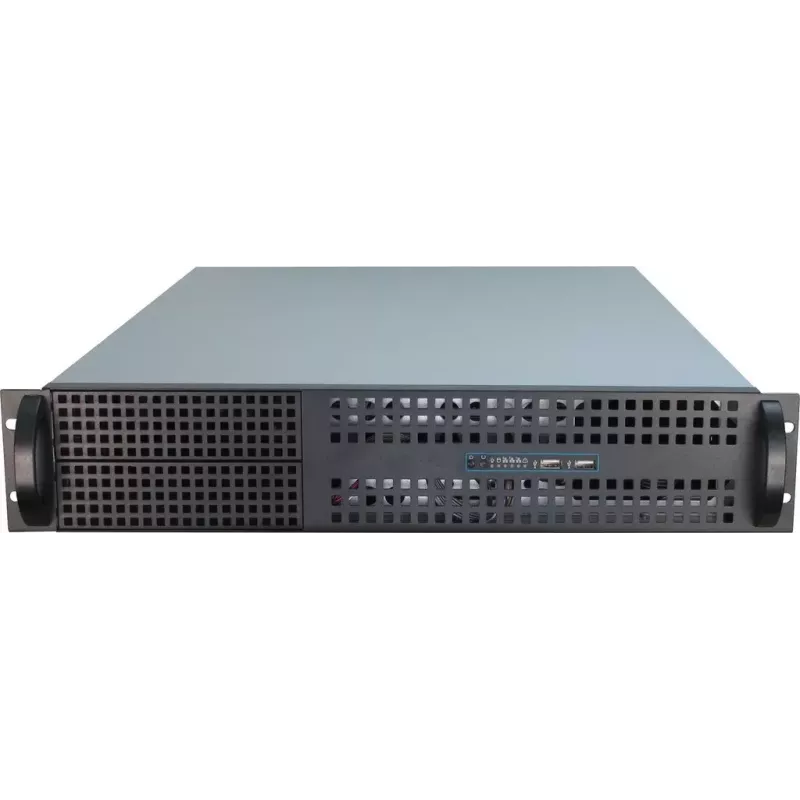 Serverinis korpusas Inter-Tech 2U-2129N Rack juodas, sidabrinis