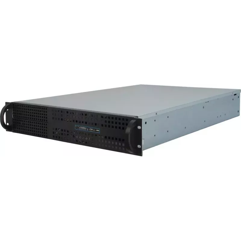 Serverinis korpusas Inter-Tech 2U-2129N Rack juodas, sidabrinis
