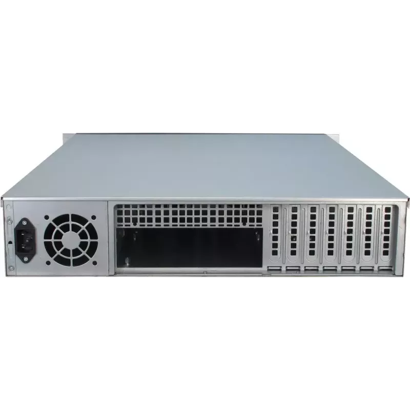 Serverinis korpusas Inter-Tech 2U-2129N Rack juodas, sidabrinis