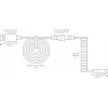Glorious Gaming Coiled Pink 1.37 m – Spyruoklinis laidas klaviatūrai