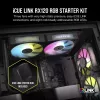 Ventiliatorius Corsair iCUE LINK RX120 RGB 12 cm 400-2100 RPM magnetinis guolis