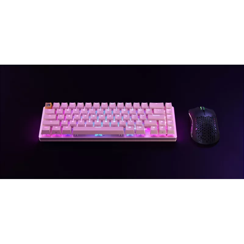 Glorious Gaming GMMK 2 klaviatūra USB US International rožinė