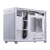 ASUS AP201 PRIME CASE TG WHITE Mini Tower korpusas — micro ATX, grūdintas stiklas, 3×3,5 colio vietos, 1×2,5 colio, USB-A×2, USB-C×1