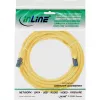 InLine Patch Laidas S/FTP PiMF Cat.6A halogen free 500MHz geltonas 5m