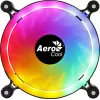 AEROCOOL SPECTRO12 120 mm kompiuterio ventiliatorius RGB, 12 V, 1000 RPM, 3,6 W, Molex, antivibracinis, juodas