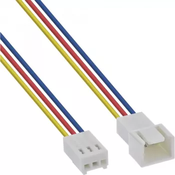 InLine Fan Cable Extension 3pin Molex vyriškas/moteriškas ilgis 0,60m