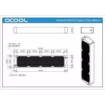 Radiatorius Alphacool NexXxoS UT60 1011667