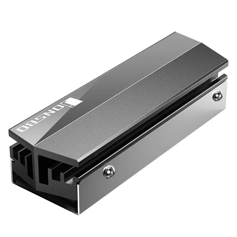Jonsbo M.2 GREY aušintuvas M.2 SSD juodai pilkas 1 vnt 23,2 mm × 76,3 mm × 17,4 mm