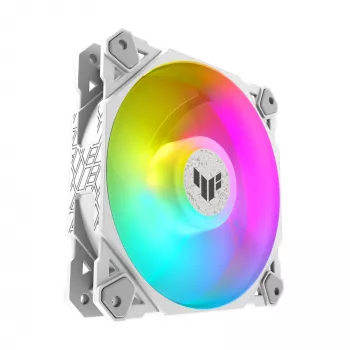 ASUS TUF GAMING TF120 ARGB WHITE EDITION kompiuterio korpuso ventiliatorius 12 cm
