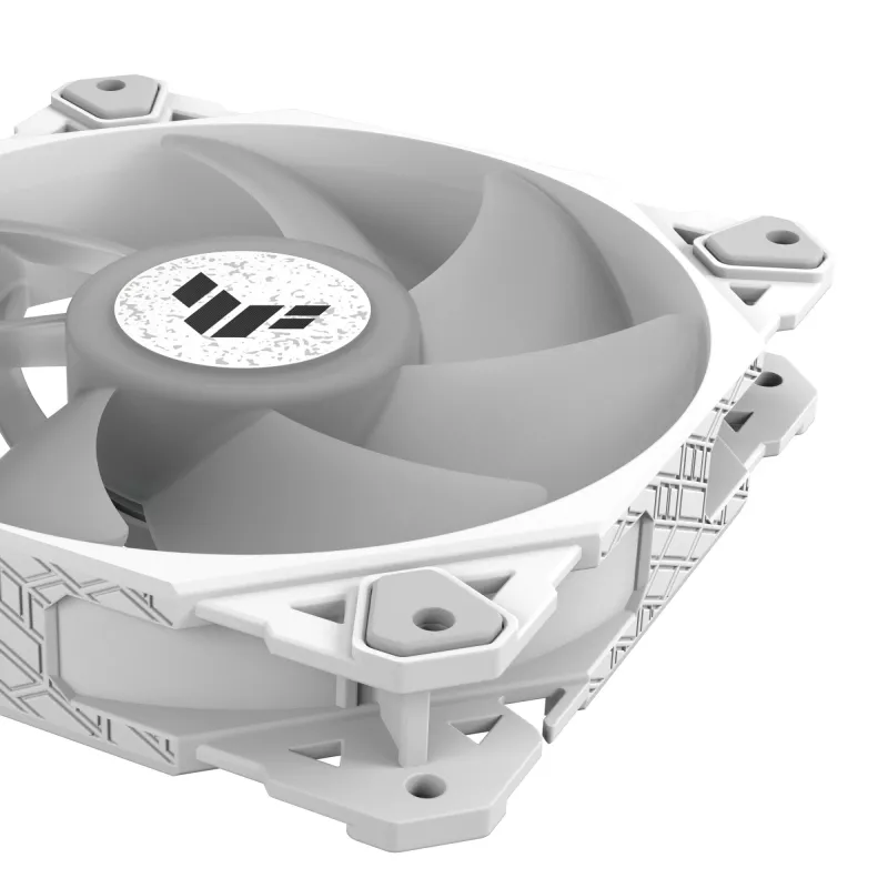 ASUS TUF GAMING TF120 ARGB WHITE EDITION kompiuterio korpuso ventiliatorius 12 cm