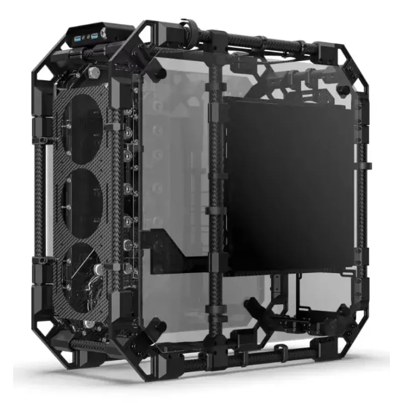 Kompiuterio korpusas Alphacool Apex Pro Skeleton Full Tower juodas