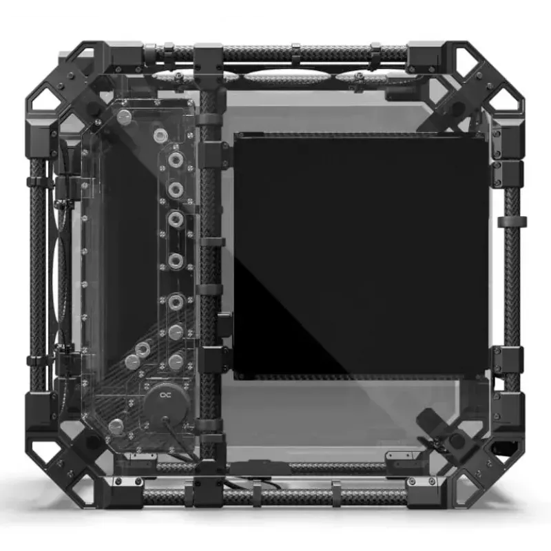 Kompiuterio korpusas Alphacool Apex Pro Skeleton Full Tower juodas