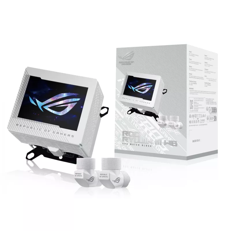 ASUS ROG RYUJIN III WB White Edition vandens blokas