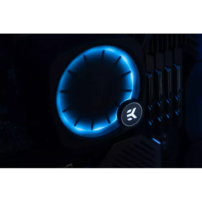 Skystas aušintuvas EK Water Blocks Nucleus AIO CR360 Lux D-RGB 12 cm Juodas