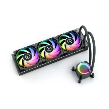 Skystas aušintuvas EK Water Blocks Nucleus AIO CR360 Lux D-RGB 12 cm Juodas