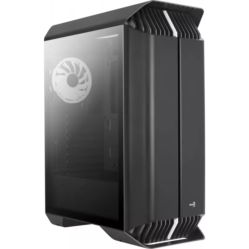 Aerocool GLADIATOR DUO ATX korpusas žaidimams, Midi Tower, 3x ARGB 12cm ventiliatoriai, juodas