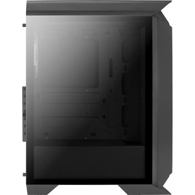Aerocool GLADIATOR DUO ATX korpusas žaidimams, Midi Tower, 3x ARGB 12cm ventiliatoriai, juodas