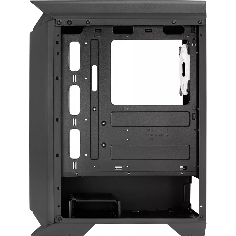 Aerocool GLADIATOR DUO ATX korpusas žaidimams, Midi Tower, 3x ARGB 12cm ventiliatoriai, juodas