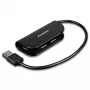 Axagon HUE-X4B USB 2.0 keturių prievadų šakotuvas, juodas