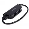 Axagon HUE-X4B USB 2.0 keturių prievadų šakotuvas, juodas