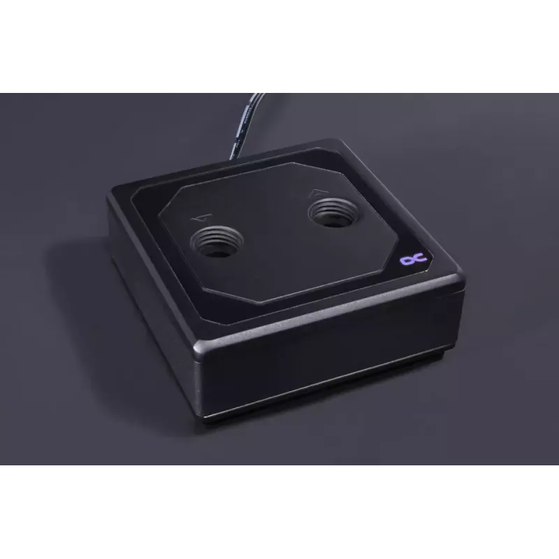 Vandens blokas Alphacool 13082 Žalvaris Varis Juodas 70mm
