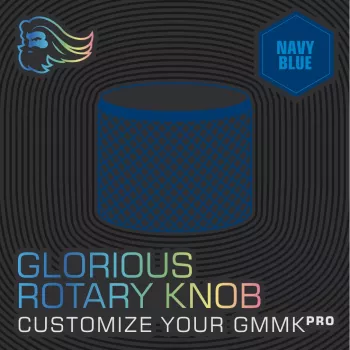 Glorious Gaming Rotary Knob – mėlynas klaviatūros rankenėlės keitiklis GMMK Pro