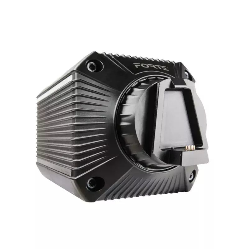 Vairų bazė Asetek 40-020-0020003 – žaidimų vairų bazė, 400 W, skirta PC, juoda/balta, 132×293×133 mm