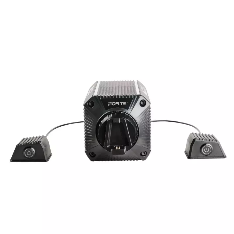 Vairų bazė Asetek 40-020-0020003 – žaidimų vairų bazė, 400 W, skirta PC, juoda/balta, 132×293×133 mm