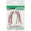 InLine Y-kabelis ventiliatoriams 3pin Molex moteriškas / 6x 3pin Molex vyriškas 33436