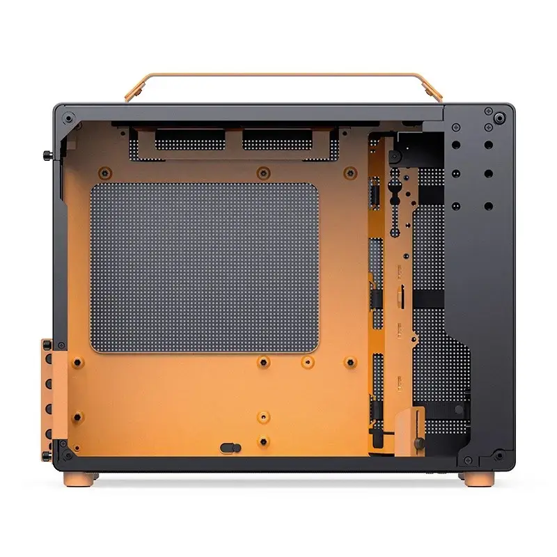 Kompiuterio korpusas JONSPLUS MATX Handle Case Z20 - Juodai Oranžinis