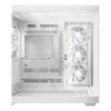 Korpusas be quiet! LIGHT BASE 600 LX White Midi Tower – ATX, šoninis langas, ARGB priekis, USB-C, palaiko 360 mm radiatorių