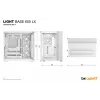 Korpusas be quiet! LIGHT BASE 600 LX White Midi Tower – ATX, šoninis langas, ARGB priekis, USB-C, palaiko 360 mm radiatorių