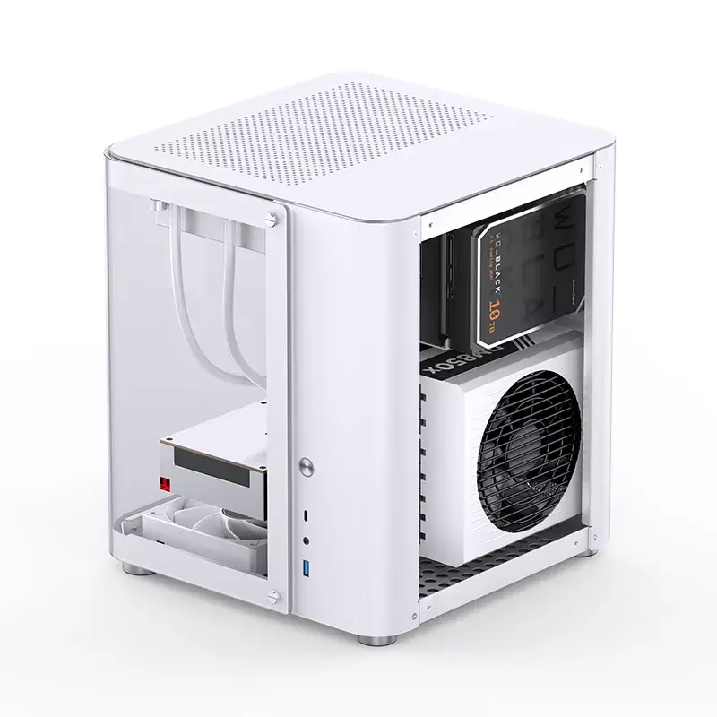 Korpusas Jonsbo TK-1 2.0 Mini Tower Baltas