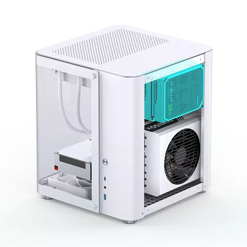 Korpusas Jonsbo TK-1 2.0 Mini Tower Baltas