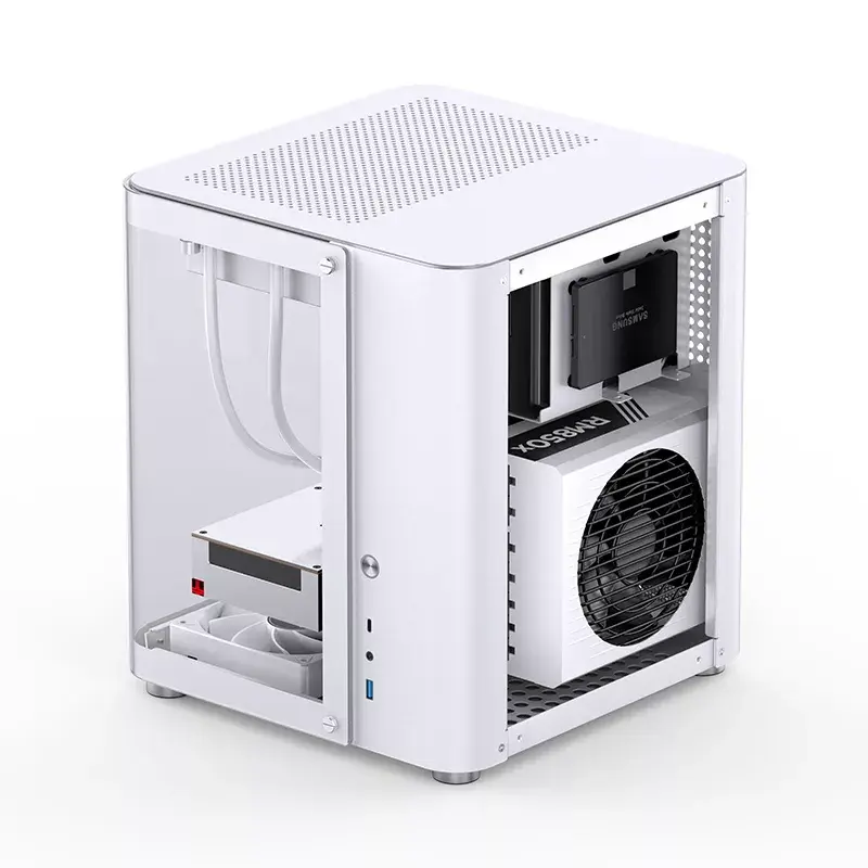 Korpusas Jonsbo TK-1 2.0 Mini Tower Baltas