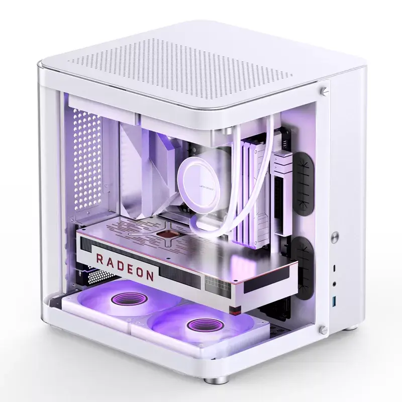 Korpusas Jonsbo TK-1 2.0 Mini Tower Baltas