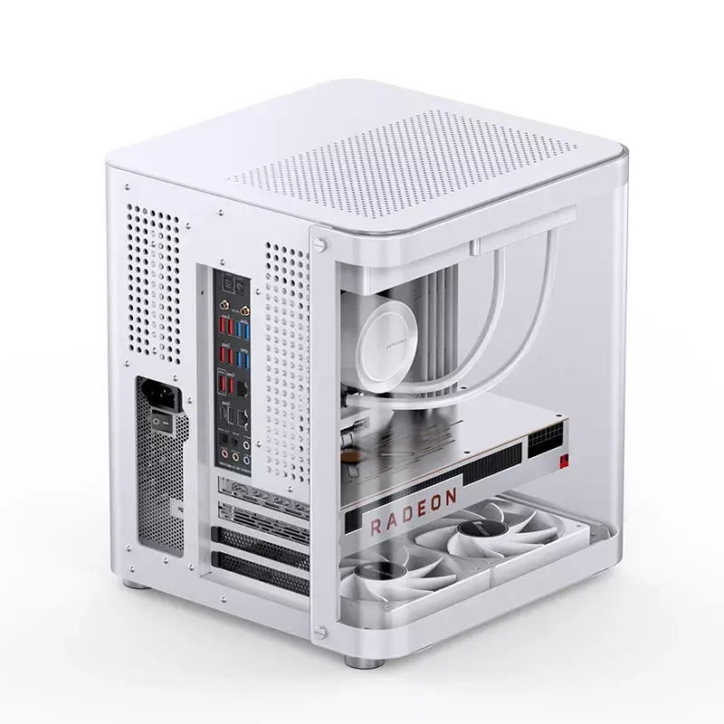 Korpusas Jonsbo TK-1 2.0 Mini Tower Baltas