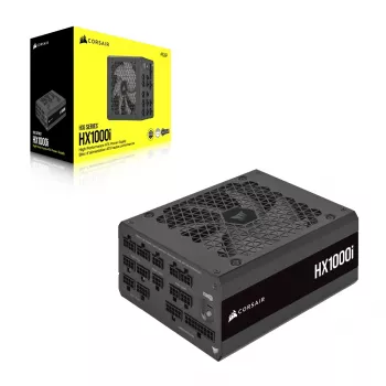 CORSAIR HX1000i 1000 W maitinimo blokas, pilnai modulinis, 80 PLUS Platinum, ATX 3.0