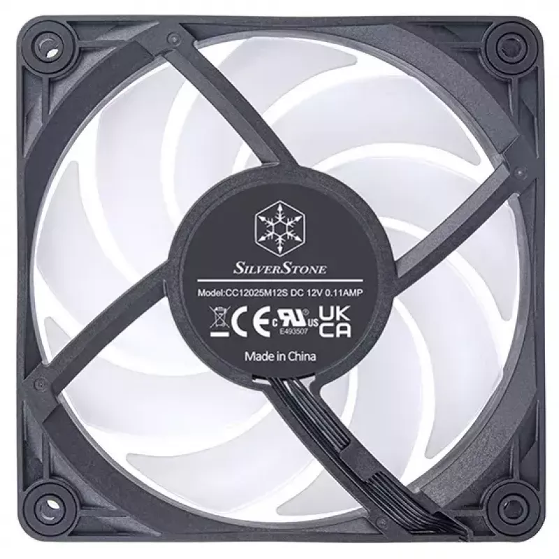 Ventiliatorius Silverstone VISTA 120 ARGB 12 cm Juodas 2000 RPM FDB