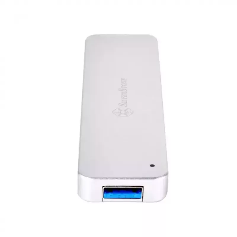 Išorinis SSD dėklas Silverstone MS09 sidabrinis