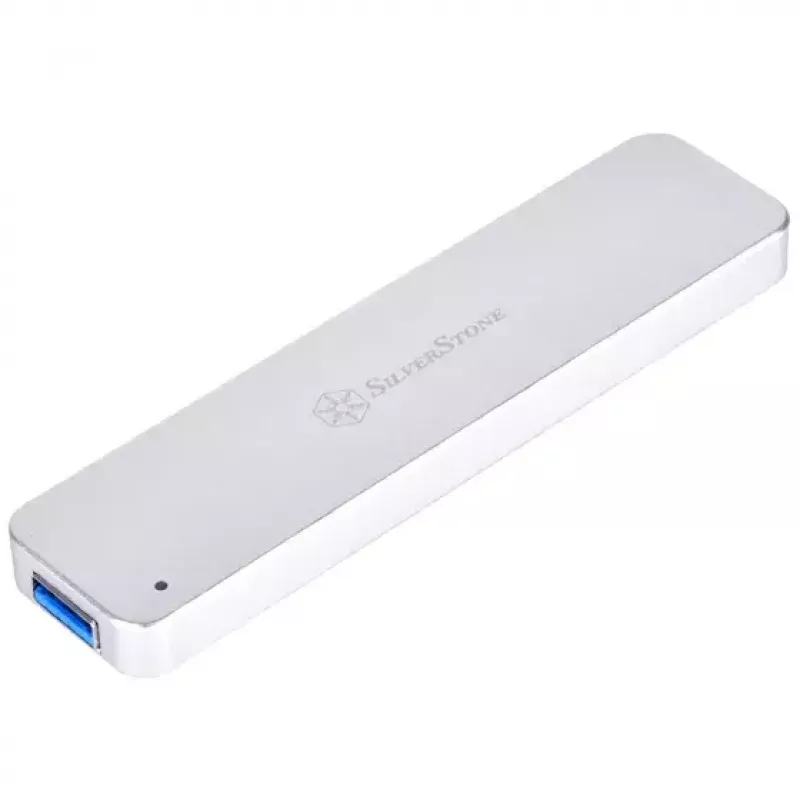 Išorinis SSD dėklas Silverstone MS09 sidabrinis