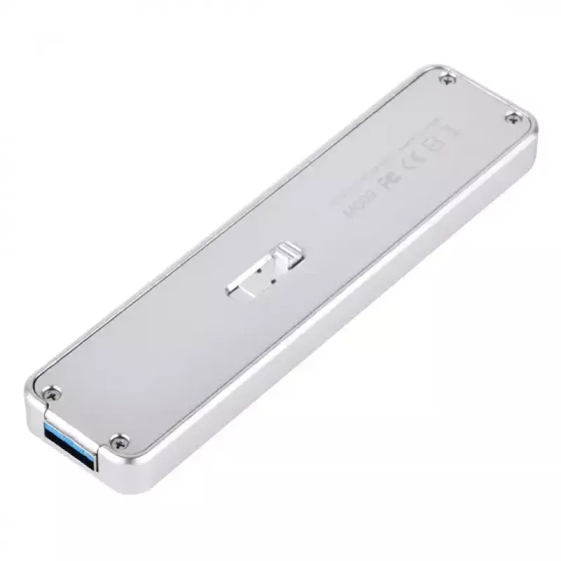 Išorinis SSD dėklas Silverstone MS09 sidabrinis
