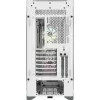 CORSAIR iCUE 5000X RGB – Baltas vidutinis bokštinis kompiuterio korpusas su grūdintu stiklu