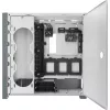 CORSAIR iCUE 5000X RGB – Baltas vidutinis bokštinis kompiuterio korpusas su grūdintu stiklu
