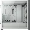 CORSAIR iCUE 5000X RGB – Baltas vidutinis bokštinis kompiuterio korpusas su grūdintu stiklu