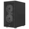 Aerocool GRAPHITEV3 kompiuterio korpusas 3 ARGB 14cm ventiliatoriai