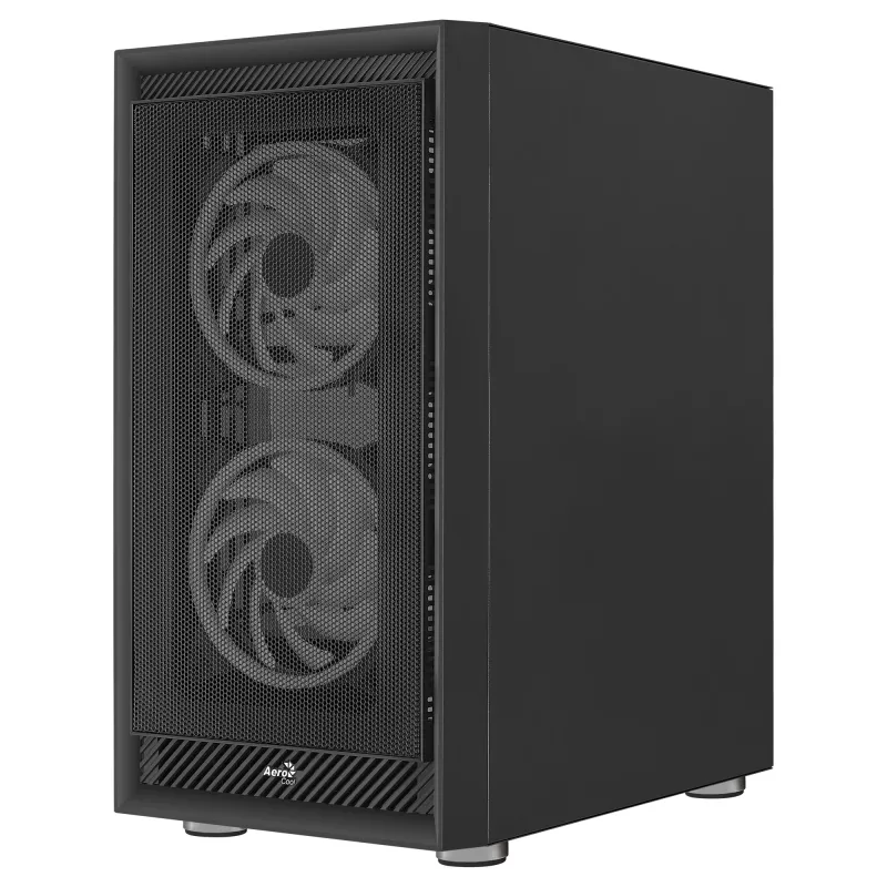 Aerocool GRAPHITEV3 kompiuterio korpusas 3 ARGB 14cm ventiliatoriai