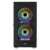 Aerocool GRAPHITEV3 kompiuterio korpusas 3 ARGB 14cm ventiliatoriai