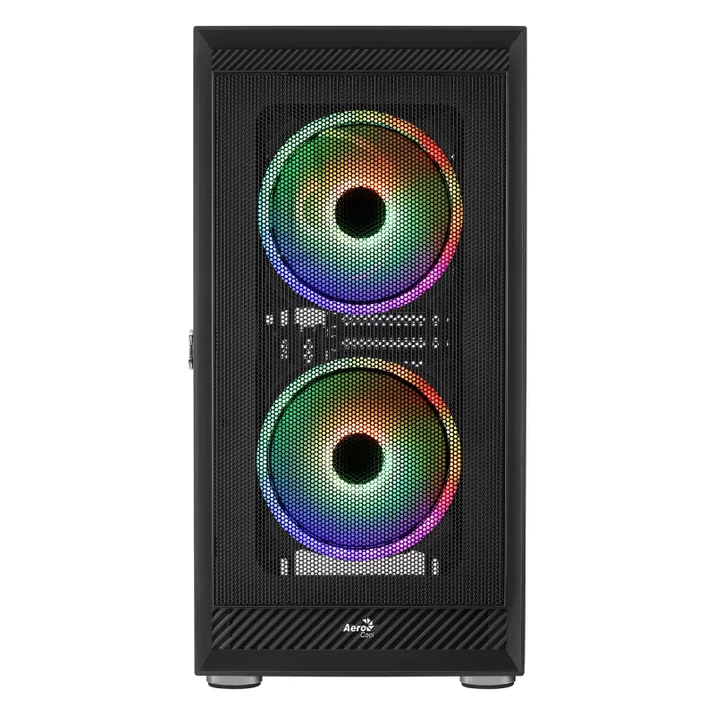 Aerocool GRAPHITEV3 kompiuterio korpusas 3 ARGB 14cm ventiliatoriai